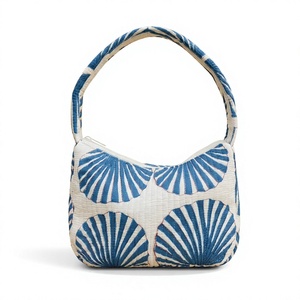 Bolso Tote de Moda a Rayas Acolchado de Algodón Ecológico, Bolso de Hombro Hecho a Mano para Mujer, Venta al por Mayor, Exportación, Proveedor Mayorista - Product Image 1