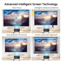 XNANO 1000ANSI 32G WIFI6 4K Vidéo HA110 Projecteur Android 11 Home Cinéma Vidéo AI Proyector Beamer Machine Optique Fermée