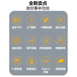 Pt2301 Wireless Laser Pointer With 32G Usb Drive Ppt Page Turner 100m Range Rechargeable For Teaching And Presentation - Product Image 5