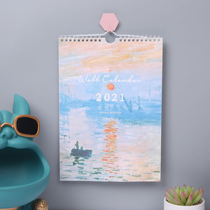 Planificador de calendario de pared mensual personalizado de Venta caliente de enero a diciembre de tamaño de 12 "X 17" atado por doble cable con bloques grandes - Product Image 4