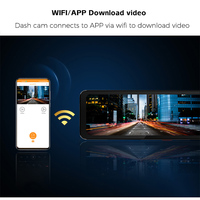 Junsun — 3 caméras de tableau de bord avec caméra de recul, dashcam, enregistreur vidéo pour voiture, Android Auto, 2.5k, dvr, 1440P, WIFI