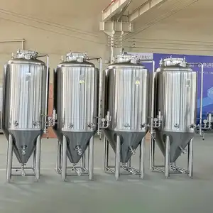 Tanque de fermentación de 100 galones, fermentador de cerveza hecho en China, 300 litros