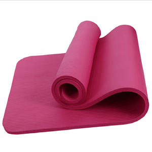 Estera de yoga acolchada de 10mm para ejercicio Nbr ligera NBR personalizada y respetuosa con el medio ambiente al por mayor - Product Image 3