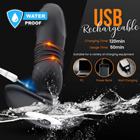 Meistverkaufter Ferngesteuerter Einführbarer Teleskopischer Analmassager Plug Dildo Prostata-Vibrator Unisex-Spielzeug