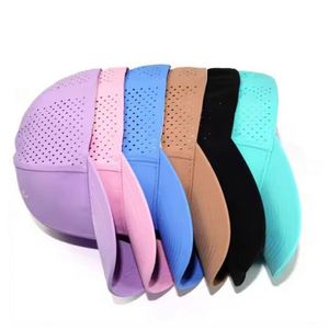 Wholesale Blank 6-Panel Trucker Hat With Hole Perforated <b>Mesh</b> 10 Colors Stocks Available Unisex Sports Golf Cap Gorras - Product Image 5