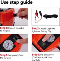 Cric hydraulique de voiture électrique Durable Portable de haute qualité et clé à chocs pour pneu de remplacement rapide