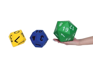 Dado gigante de espuma de PU de 12 caras al por mayor para uso en interiores y exteriores, equipo de ejercicio para niños para educación física en el aula - Product Image 3