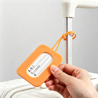 Étiquettes de bagages en silicone personnalisées de haute qualité CHINFAI, best-seller, étiquettes carrées imprimées durables avec logo