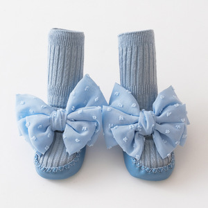 Calcetines antideslizantes para gatear en el suelo para niños pequeños, <span class=keywords><strong>zapatos</strong></span> con suela de goma suave, bonitos calcetines para <span class=keywords><strong>zapatos</strong></span> de bebé - Product Image 3