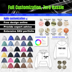 Felpe con Cappuccio Personalizzate da Uomo con Grafica di Stelle e Lettere, Stile Y2K, con Zip e Maniche Lunghe - Product Image 4