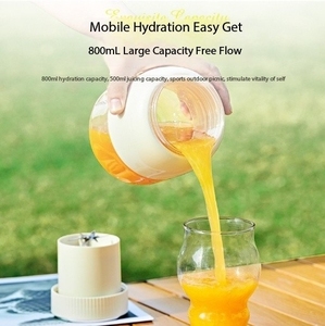 Nuevo Exprimidor Eléctrico Inalámbrico Portátil para el Hogar, Multifuncional, Recargable por USB, con Vaso para Triturar Hielo, de Gran Capacidad - Product Image 3