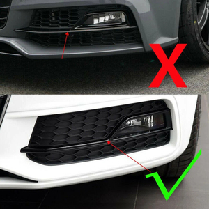 Pièces automobiles de style sportif B85 Cache de phare antibrouillard Grille de phare antibrouillard Mise à niveau pour <span class=keywords><strong>Audi</strong></span> <span class=keywords><strong>A5</strong></span> S5 <span class=keywords><strong>2012</strong></span> 2013 2014 2015 2016 - Product Image 6