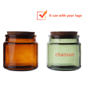 Récipient vide en verre de 100 <span class=keywords><strong>ml</strong></span> <span class=keywords><strong>200</strong></span> <span class=keywords><strong>ml</strong></span> <span class=keywords><strong>ml</strong></span> avec bouchon souple Pot en verre vert ambré pour la fabrication de bougies Catégorie de produit Bouteille en verre - Product Image 4