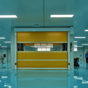 <span class=keywords><strong>Porte</strong></span> à enroulement rapide en PVC haute vitesse, automatique, commerciale, pour entrepôt, quai, ou portail - Product Image 3