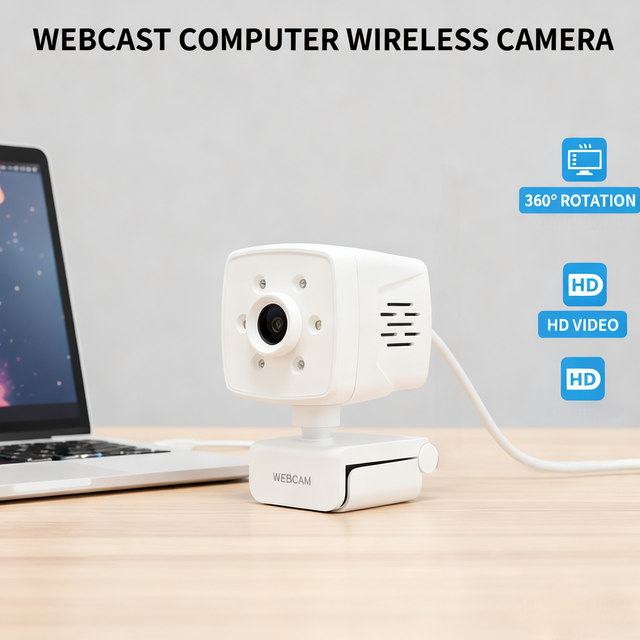 Multi-Purpose Indoor Security Camera for Home Office Supermarket Warehouse Car Wireless Monitoring Camera