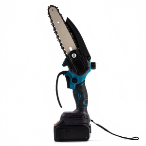 <span class=keywords><strong>Mini</strong></span>-tronçonneuse sans fil RYNEX OEM 6 pouces, <span class=keywords><strong>batterie</strong></span> lithium 21V, certifiée CE, utilisation <span class=keywords><strong>à</strong></span> une main pour jardin, branches d'arbres, bois de chauffage - Product Image 1