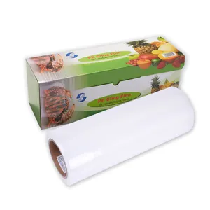 Prezzo di fabbrica conveniente per alimenti per uso alimentare involucro ad alta trasparenza lucido Jumbo Roll pellicola in PVC