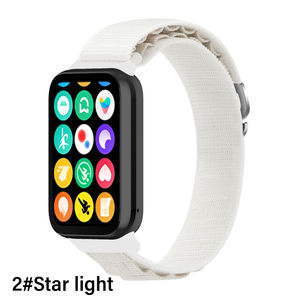 Redmi saat kayışı Xiaomi Band 8/9pro 4/5 için naylon döngü şekilli saat kayışı - Product Image 6