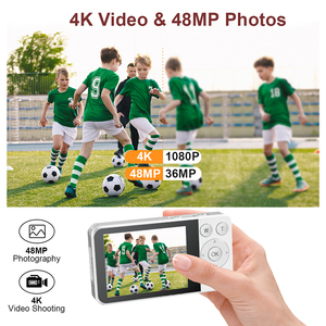 A59 4K digitale Mini videocamere 2000mAh lungo tempo di registrazione <span class=keywords><strong>Video</strong></span> tipo-C fotografia 2.8 "schermo LCD fotocamera per bambino - Product Image 3
