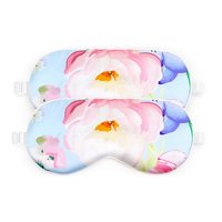 Masque de sommeil personnalisé en satin double face, confortable, imprimé, respirant, vente en gros