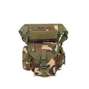 Sac de jambe multifonctionnel en tissu Oxford imprimé sérigraphié avec logo personnalisé, pour la randonnée, le camping, la photographie, camouflage - Product Image 3