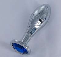 Dilatateur anal de luxe en trois parties, jouet sexuel pour adultes, mini plug anal en métal sexy avec cristaux de diamant, unisexe