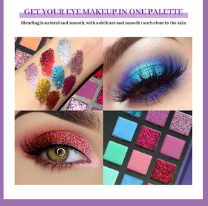 Lidschatten-Palette 2026 OEM 72 Farben Schimmer Hochpigmentierte Lidschatten-Palette Buchform Perlglanz Glänzende Lidschatten-Paletten für Branding - Product Image 5