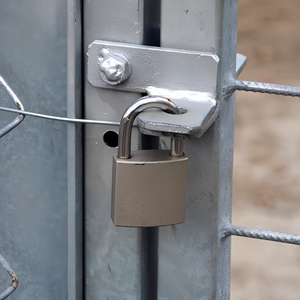 ONELUS Safety Combination <b>Padlock</b> with 3 Standard Keys Zinc-Plated Brass & Zinc Alloy Square Body Single Lever Locking 270g - Product Image 1
