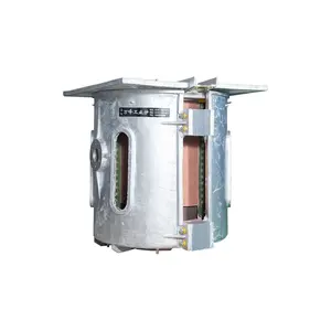 100kg 250kg 500kg 1T IGBT aluminum melting machine scrap cans electric induction smelting melting furnace aluminum furnace