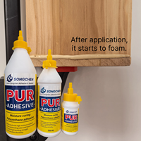 Adhesivo de Poliuretano 1K Premium para Madera, Resistente a la Humedad, con Resistencia al Agua D4, para Construcción y Embalaje
