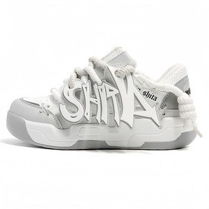 Dropshipping, logo personnalisé, nouvelles chaussures de skate tendance pour hommes, plateforme épaisse, baskets décontractées pour hommes, design de créateur - Product Image 1