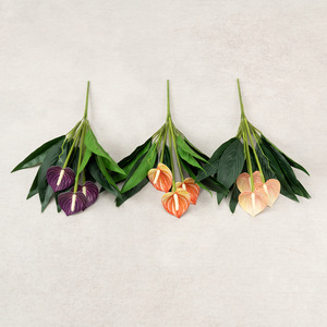 Flores de Seda Artificiales con Forma de Flamenco Estilo Pastoral, Decoración para Hoteles B&B, Decoración de Interiores, Arreglos Florales - Product Image 2