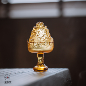 Brûleur d'encens de <span class=keywords><strong>montagne</strong></span> fait à la main Feng Shui Boshan verre de cristal exquis pour la <span class=keywords><strong>méditation</strong></span> Yoga cristal artisanat décoration - Product Image 4