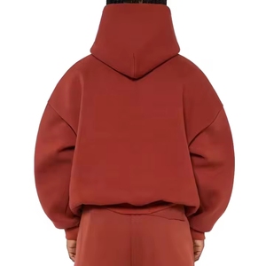 <span class=keywords><strong>Felpa</strong></span> Personalizzata 500 GSM e 450GSM 100% Cotone Vestibilità Ampia <span class=keywords><strong>Oversize</strong></span> in Pile Morbido Reversibile con Collo Alto per <span class=keywords><strong>Uomo</strong></span> - Product Image 5