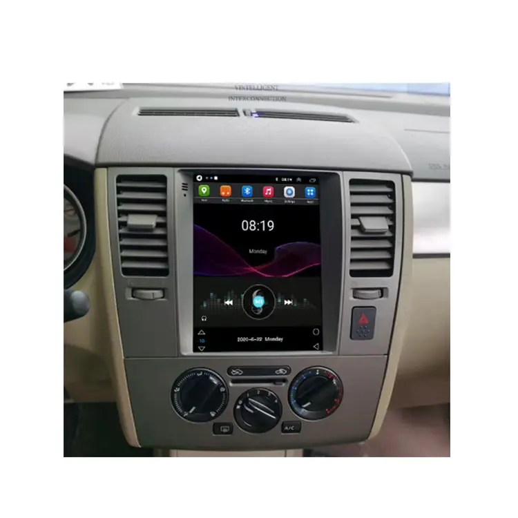 android radio Vertical Screen Car GPS Radio Android 12 Navigation Multimedia Player for Nissan Tiida radio DSP 2008-2010