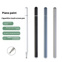 Topi pena magnetik harga rendah pena sentuh kapasitif logam kompatibel dengan Untuk telepon seluler Huawei tablet pengeditan iPad