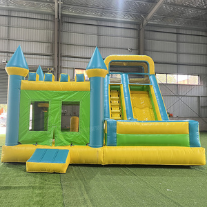 Château gonflable commercial pour enfants avec toboggan, motif fleurs de <span class=keywords><strong>jardin</strong></span> - Product Image 2