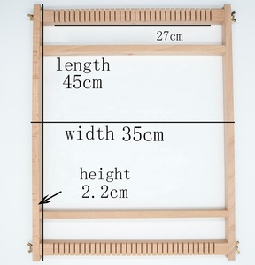 Stock d'usine, <span class=keywords><strong>métier</strong></span> <span class=keywords><strong>à</strong></span> <span class=keywords><strong>tisser</strong></span> <span class=keywords><strong>en</strong></span> <span class=keywords><strong>bois</strong></span> démontable, petite taille 45*35cm - Product Image 2