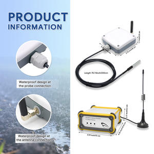 Registrador de Datos de Temperatura Digital Industrial con Soporte en la Nube, IP65, Alimentado por Batería - Product Image 3