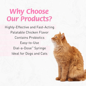 Pâte buvable pour chiens et chats : aide à soulager la <span class=keywords><strong>diarrhée</strong></span> occasionnelle chez les chats et les chiens – Kaolin, pectine, bactéries probiotiques - Product Image 5