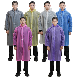 Prezzo diretto di fabbrica riutilizzabile EVA <span class=keywords><strong>donna</strong></span> Poncho pioggia lungo un pezzo pioggia Poncho leggero traspirante antipioggia da <span class=keywords><strong>donna</strong></span> - Product Image 1