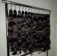 Extensiones de Cabello Humano Natural Ondulado Birmano 100% Sin Procesar, Tejido Natural 3c4a, Ondas Birmanas, Cabello Humano Real Rizado Indio