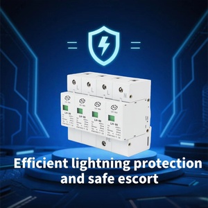 Leihao CE chứng nhận SPD T2 80kA 420V 4P AC PV bảo vệ tăng 40kA sét hãm SPD cho hệ thống năng lượng mặt trời chống sét - Product Image 5