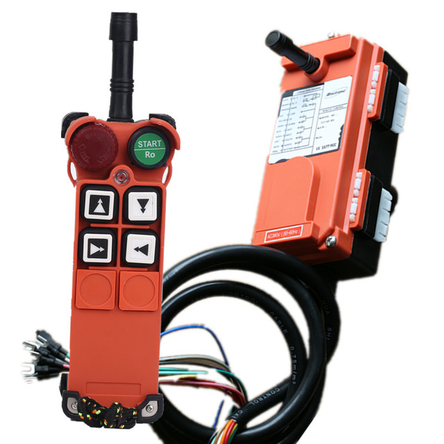 4 Buttons Two Steps Telecrane F21-4D Crane Radio Remote Control for Electric Hoist