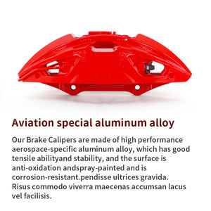 Kit d'étrier de frein avant 4 pistons mise à niveau du système de freinage automatique disque d'étrier de frein de voiture 395mm * 36mm roue de 19 pouces pour BMW G38 - Product Image 3