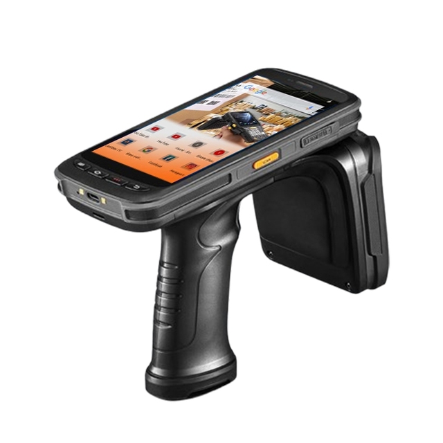 Handheld PDA RFID UHF Reader Barcode Scanner Rugged Mobile 256MB Terminal 5G Octa Core 8000mAh Android PDA for Retail Management