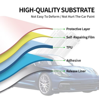 Film de protection de peinture TPU PPF personnalisé, film de protection de peinture anti-rayures, film de protection de voiture, enveloppe de voiture complète, haute qualité, sans résidus