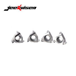 Plaquettes filetées JEEKVISEN 11 IR 55 K15 en carbure de tungstène avec revêtement en carbure de titane 60HRC pour machines-outils CNC, compatibles OEM - Product Image 1