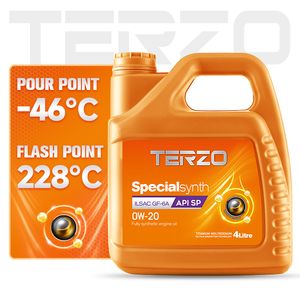 Aceite de Motor Totalmente Sintético TERZO 0W-20 API SP ILSAC GF-6A, Lubricante para Motor, 4 L, Aceite para Automóvil Totalmente Sintético - Product Image 3