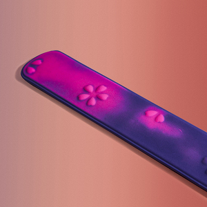 Regla de Entrenamiento SM con Diseño de Flor de Cerezo, Cambia de Color con la Temperatura, Accesorio para Parejas Adultas, Castigo, Equipo de Restricción Femenina - Product Image 5